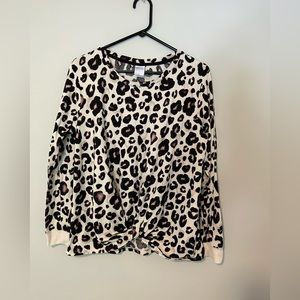 Comfy cheetah print PJs